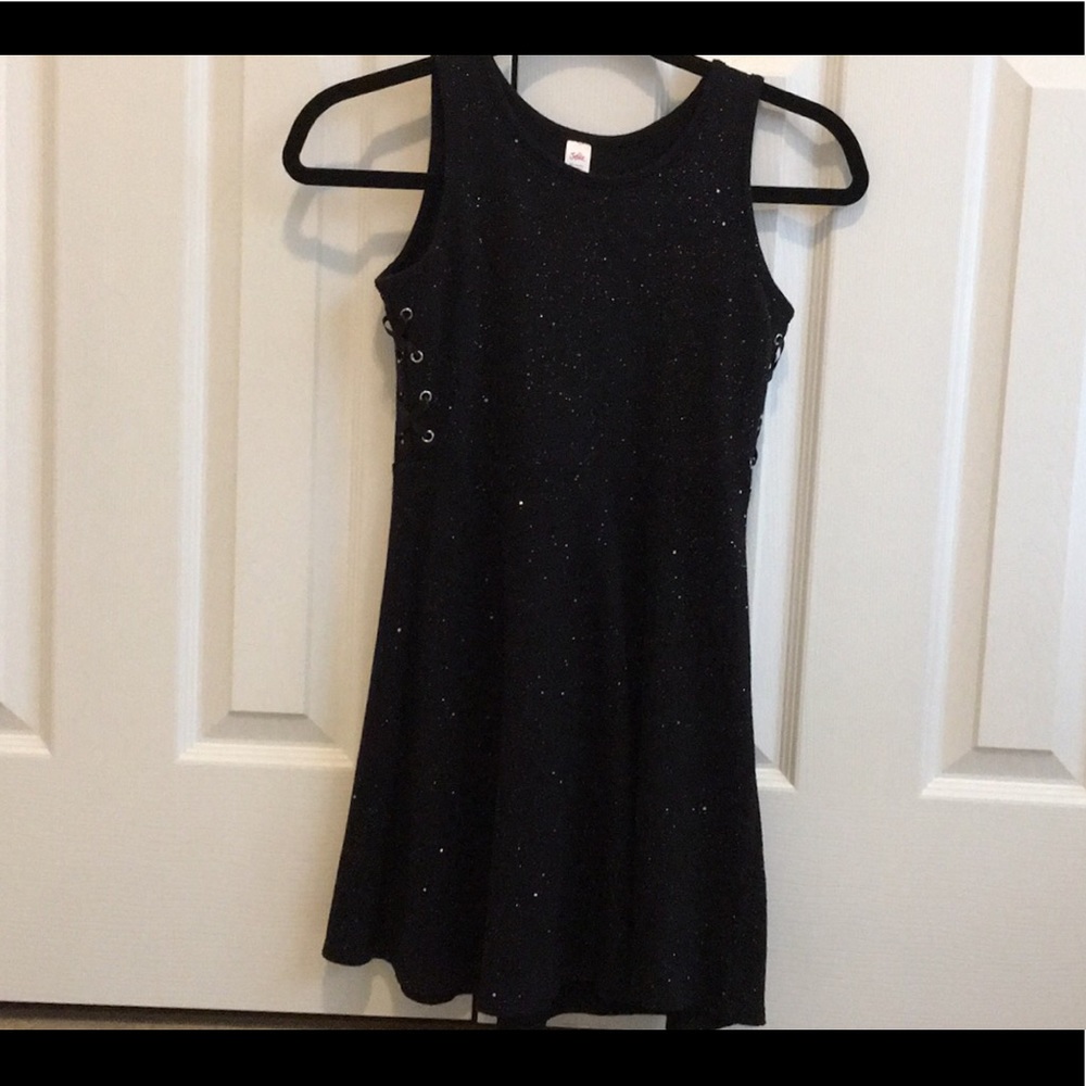 Cute gently loved Justice sparkly dress sz 10